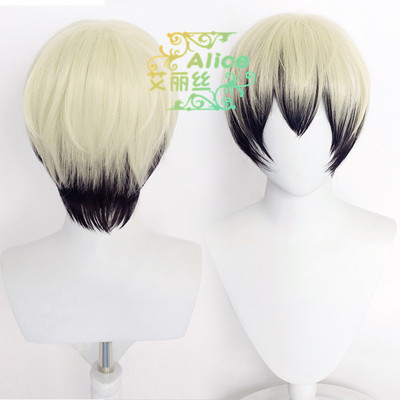 taobao agent Alice Mantra Back to Zen Temple Naoki cos wigs of black and yellow gradient hair craftsmanship