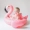 Trẻ em bơi vòng bé ghế thiên nga trắng hình chim hồng hạc bơi vòng bé bơm hơi chơi vòng tròn gắn kết trẻ em