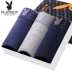 Playboy đồ lót nam boxer thanh niên thủy triều cotton đồ lót nam 100% cotton cotton gợi cảm quần bốn chân quần chip nam Nam giới