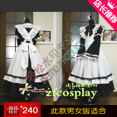 taobao agent Black and white Japanese small princess costume, cosplay, Lolita style, for transsexuals