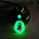 Зеленая жемчужная черная веревка 1 ночной фонарь -хрустальная мышь