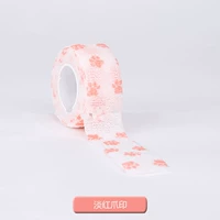 Светлый красный когтя Печать 7,5 см*4,5м