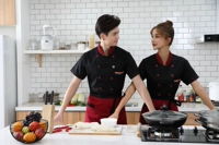 [Доступная модель] Коротко -северная черная [три стержня кармана]