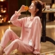 Bộ Đồ Ngủ Nữ Thu Đông Mới Hoạt Hình Cotton Tay Dài Công Chúa Gió Gợi Cảm Ngọt Hàn Quốc Thường Ngày Ở Nhà Bộ Nữ mẫu áo len nữ đẹp 2020