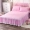 Váy ngủ ren đơn mảnh màu hồng công chúa gió pad chống trượt bảo vệ dày clip clip bìa giường - Váy Petti