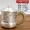 Cốc trà bạc 999 sterling cốc nước bạc Cốc bạc handmade cốc trà bạc cốc văn phòng có tay cầm cốc tuyết tuyết - Tách bình giữ nhiệt tốt