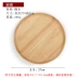 Kiểu Nhật tấm gỗ tấm nhà gỗ sồi khay tròn bánh trái cây tráng miệng món ăn tấm gỗ gỗ rắn Khay gỗ