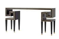 Cung điện nội thất tùy chỉnh Ý hiên hiên bàn hiên hiên tủ bên hiên Versace phần - Bàn / Bàn mẫu bàn ghế gỗ tân cổ điển