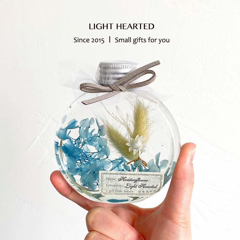 "Fairy Tale Of That Year" 120 Ml Under The MoonImmortal flower  Dried flower Botany specimen float bottle 520 lover mother festival gift confidante Birthday gift