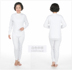 Qiuyi Qiuku trung niên nữ bông cao cổ đồ lót nhiệt mẹ cotton áo len XL phù hợp với màu trắng Phù hợp với nóng lên