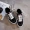 2018 mùa đông mới cộng với đôi giày vải nhung ấm áp nữ phiên bản Hàn Quốc của chàng sinh viên hoang dã hai đôi giày cotton đôi giày màu đen giầy đen nữ
