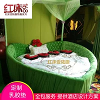 Интересная кровать красная кровать, одна земля, секс -мебель, кровать сердца, водяная кровать электрическая секс -кровать тематическая кровать