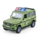 Пластиковая зеленая полицейская машина