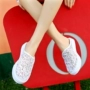 Một nửa dép nữ mùa hè 2018 mới không có giày lười gót thời trang mang giày lưới baotou rỗng phiên bản Hàn Quốc sandal nữ