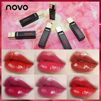 Trang điểm NOVO5227 Camellia Hydrating Mirror Lip Gloss Lasting Moisturising Beauty No Lip Gloss - Son bóng / Liquid Rouge 	son bóng nội địa trung	