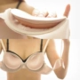 Hàn Quốc ngực nhỏ để trở thành bộ ngực lớn áo tắm bikini bên trong dày không thấm nước thoáng khí ngực pad một bên c stereo hình chèn miếng đệm ngực mỏng