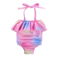 Áo Tắm trẻ em Bé Màu Sling Áo Tắm Bé Nữ Con Lớn Con Bé Áo Tắm áo bơi trẻ em