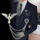 New Crown Trâm Nam Suit Suit cao cấp Pin Retro Phong cách Trung Quốc Corsage Nữ Phụ kiện sang trọng Pin đơn giản - Trâm cài