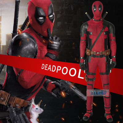 taobao agent Manles/Man Tian Marvel Deadpool 1 Deadpool 2 clothes COS clothing tight body clothes double knife head cover 4306