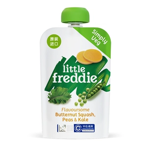 Пюре Little Skin из капусты, гороха и тыквы 100г/пакет