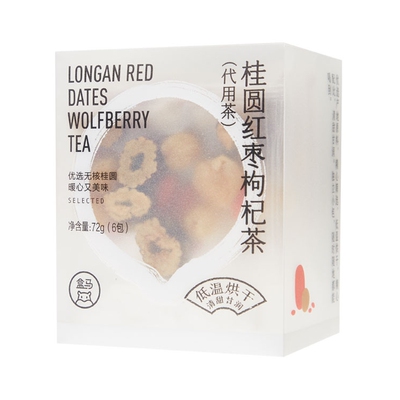 Hema Longan, красные свидания, Wolfberry Tea 72G (6 упаковок)