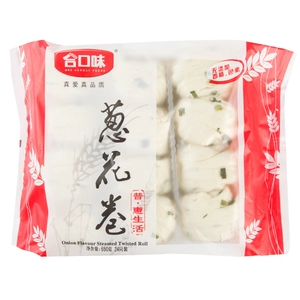 Роллы с зеленым луком серии Tasteful Puhui, приготовленные на пару, 650 г (24 шт.)