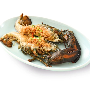 [【半成品】蒜蓉粉丝蒸波龙（1只装）]
