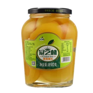 [冠之林 黄桃水果罐头 890g]