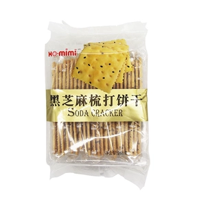 [Ho.mimi牌黑芝麻梳打饼干268g]