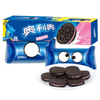 Oreo Sandwich Biscuits Клубничный аромат