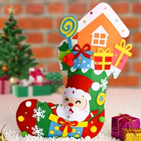 Большой Diy Christmas Stocks-Santa Claus