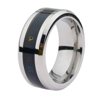 Металлический индукционный термометр из нержавеющей стали, металлическое кольцо, украшение