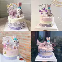 Пластиковое украшение, брендовый кролик, популярно в интернете, подарок на день рождения