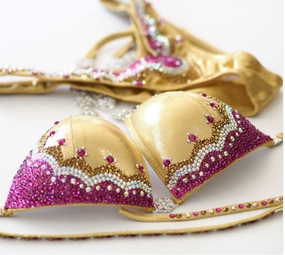 Сексуальный декор, золотой купальник, комплект, США