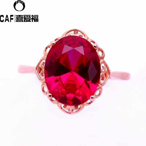 Ювелирное украшение, модное ожерелье, красные серьги, Россия, 14 карат, европейский стиль, легкий роскошный стиль, с драгоценным камнем