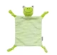 Зеленое маленькое успокаивающее полотенце, лягушка