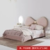 Bảy gió bên cạnh ins hồng giường công chúa vàng thiết kế thời trang Bắc Âu đúp giường vải hiện đại nhỏ gọn thể giặt - Giường Giường