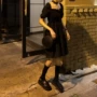 2019 Hàng hóa châu Âu phụ nữ mới thủy triều đầu thu mùa thu nhỏ váy đen váy ngắn siêu cổ tích nữ một chiếc váy mùa hè - A-Line Váy váy liền chữ a dáng dài