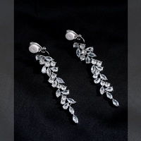 Клипсы с кисточками, легкий роскошный стиль, без проколов ушей