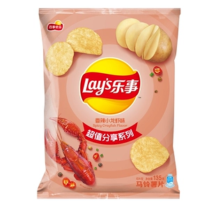 Чипсы Lay's Картофельные (Острый вкус рака) 135г/пакет