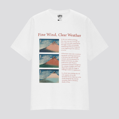 Uniqlo мужские/женские (UT) Colors Printed T -Fork 436980