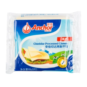 [Anchor/安佳 切达再制干酪（高钙）100g]