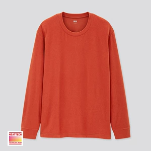 [优衣库 男装 HEATTECH摇粒绒圆领套头衫(长袖) 430382 UNIQLO]