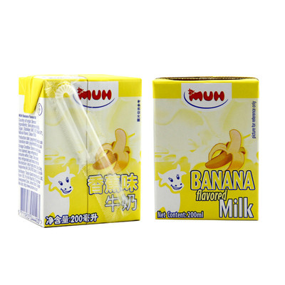 Молоко Gandy Ranch со вкусом банана 200мл/коробка