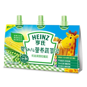 Heinz Nutritional Овощное пюре для младенцев и детей младшего возраста - Лучшее пюре для овощного сада 216г (72г*3 пакетика)