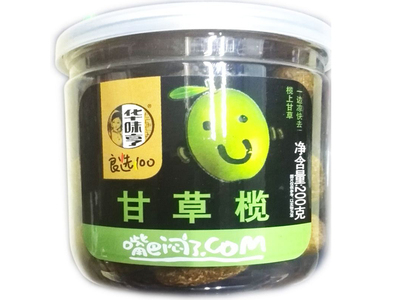[华味亨甘草榄200克]