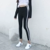 Mùa thu thể thao mới quần nữ sinh viên Hàn Quốc phiên bản của gầy quần giảm béo quần hoang dã Harajuku bF gió xà cạp giản dị Quần tây thường
