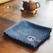 Một chiếc khăn nhà thấm nước kiểu Zen Nhật Bản Bộ trà Kung Fu phụ kiện dày cotton vải lanh trà vải thủ công giẻ rách - Trà sứ