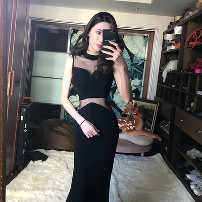 性感长裙女夜店新款网纱抹胸露背晚宴裙名媛气质聚会年会圆领礼服-淘宝网 性感长裙女夜店新款网纱抹胸露背晚宴裙名媛气质聚会年会圆领礼服-淘宝网