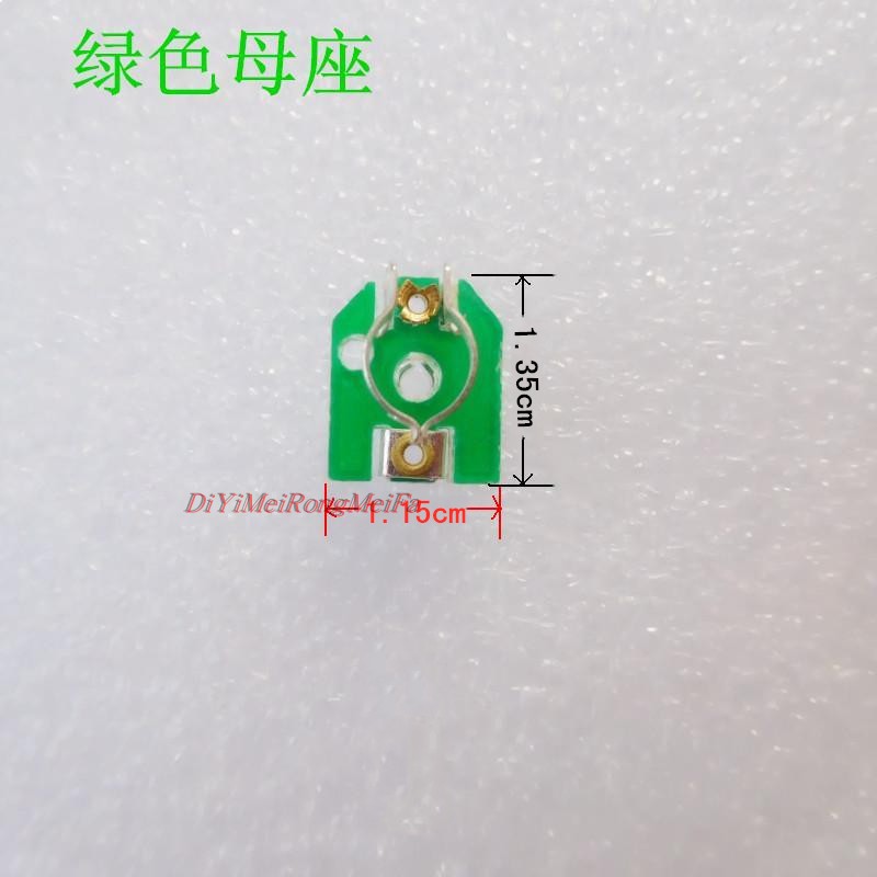 Green Little MotherHair Salon Studio  modelling Electric winding rod Electric splint parts 360 degrees rotate power cord Mother seat PVC Copper ring